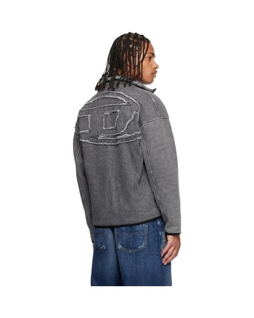 DIESEL Black S-Baty-New Track Jacket for men