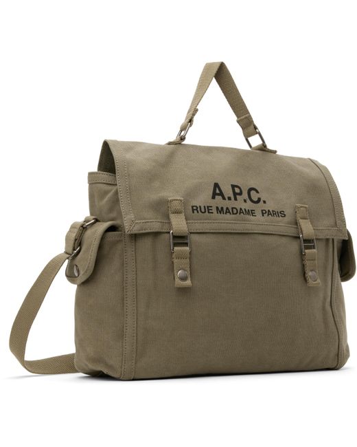メンズ A.P.C. カーキ Recuperation バッグ Green