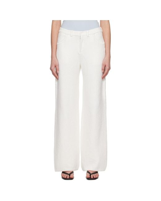 AYA MUSE White Trix Trousers