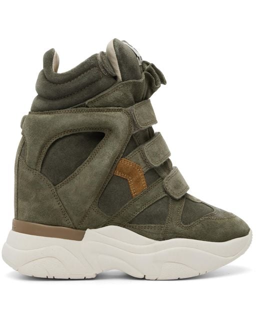 Isabel Marant Green Balskee Sneaker