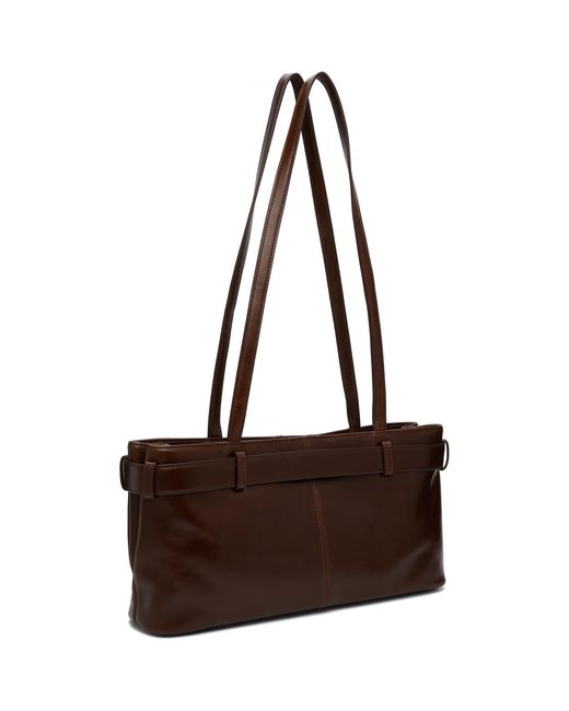 OSOI Brown Shoulder Brocle Bag