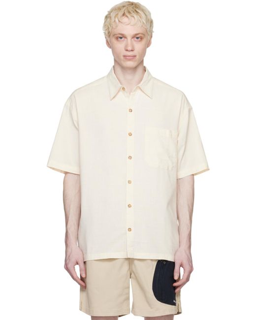 Adsum White Off- Breezer Shirt for men