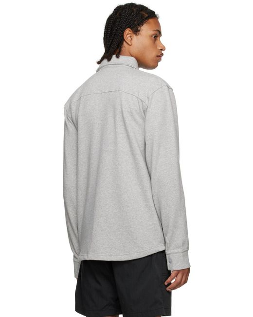 Reebok Black Gray Patch Pocket Shirt for men