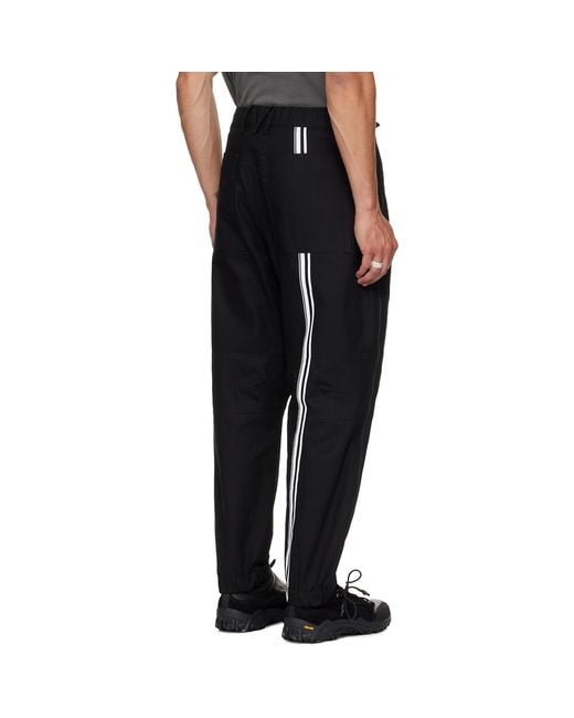 Mordecai Black Zipper Trousers for men