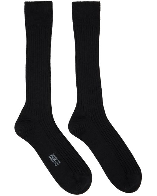 Tom Ford Black Rib Socks for men