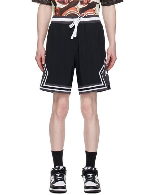 Nike Black Dri-fit Sport Woven Diamond Shorts for men