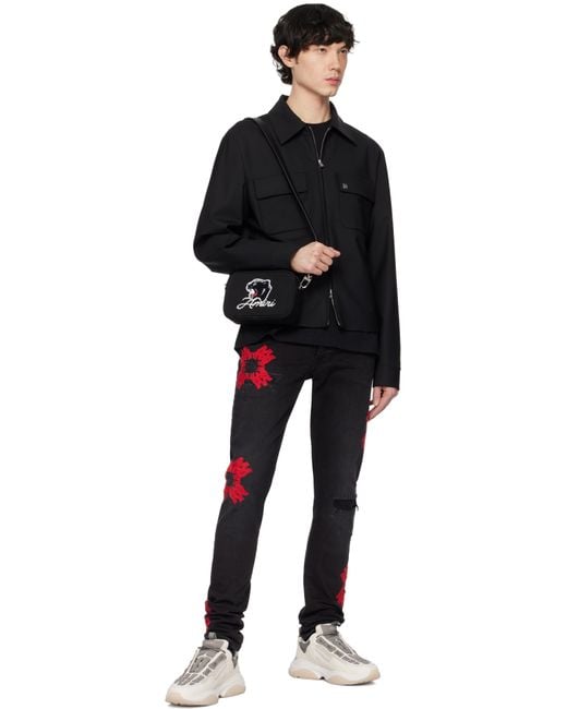 Amiri Panther Camera Case Bag in Black for Men | Lyst UK