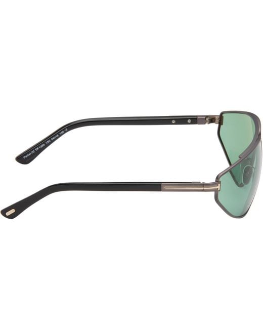 Tom Ford Green Gunmetal Parker Sunglasses