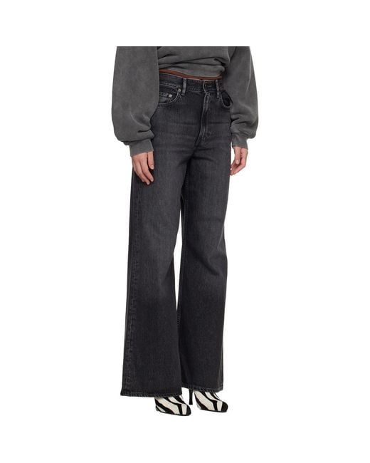 Acne Black 2022F Regular Fit Jeans