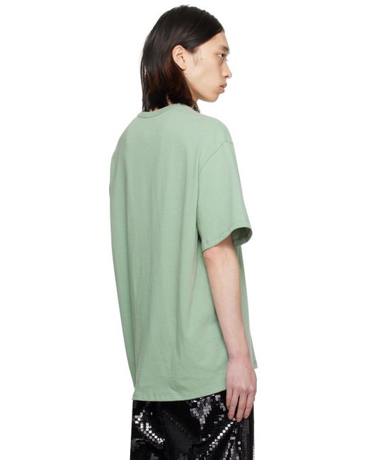T-shirt vert à logo floqué RTA pour homme en coloris Green