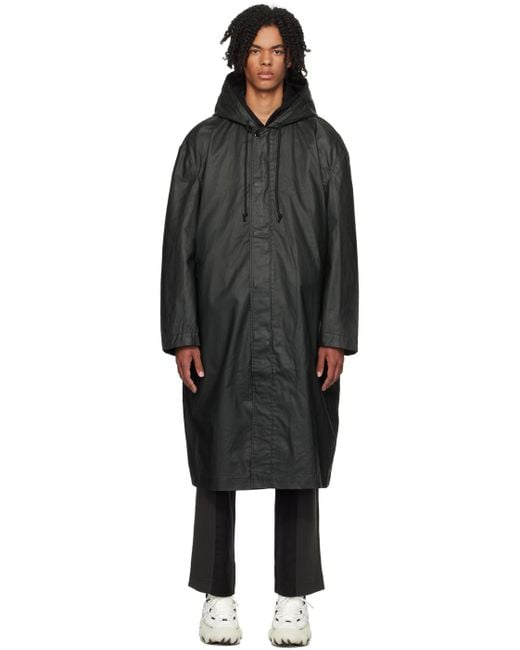 DIESEL Black J-coat Coat for men