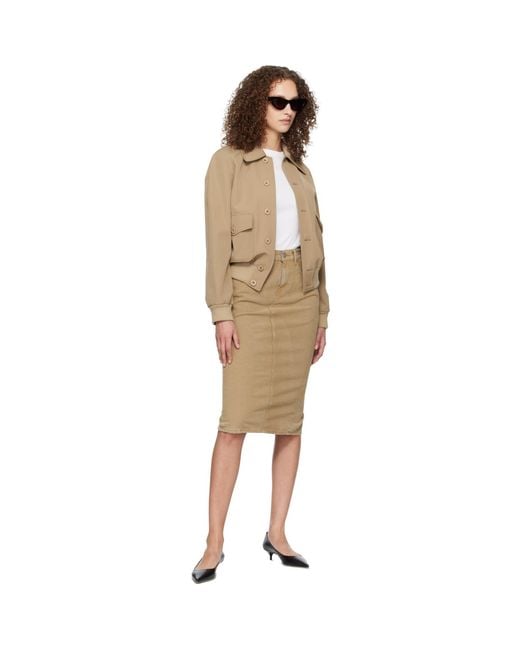A.P.C. Natural Raglan Bomber Jacket