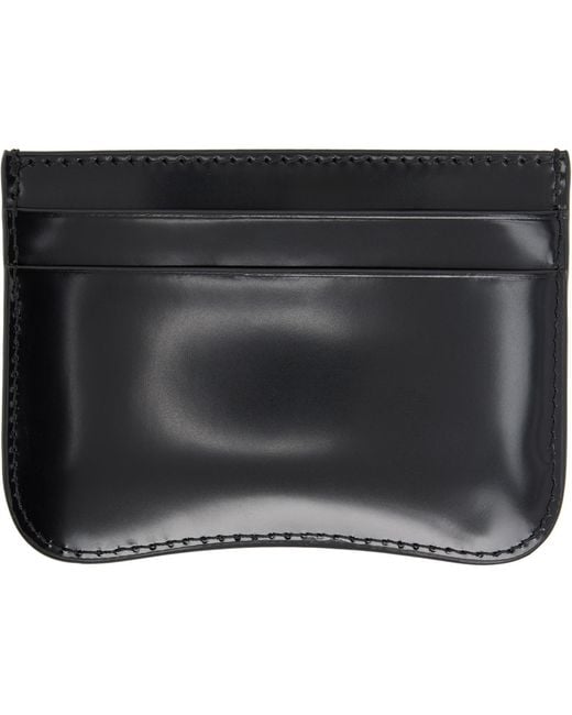 AMI Black Paris Paris Card Holder for men