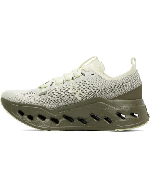 On Shoes Green Cloudsurfer Max Sneakers