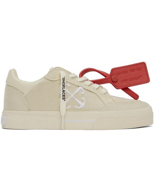 Off-White c/o Virgil Abloh Black Off- Off- New Low Vulcanized Sneakers
