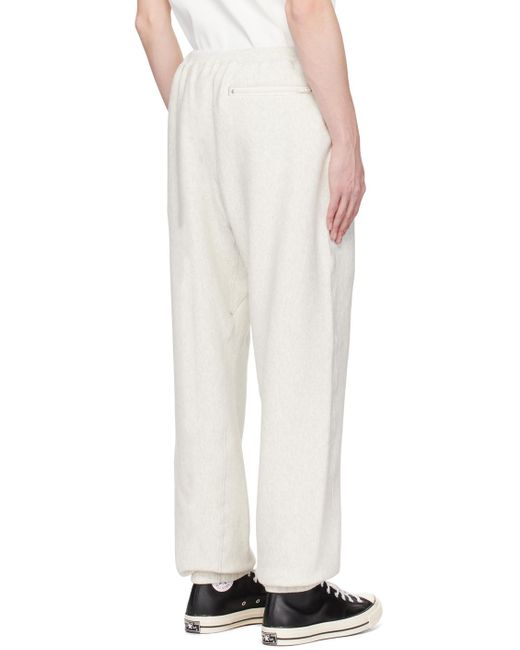 Pantalon de survêtement blanc cassé édition champion N. Hoolywood pour homme en coloris White