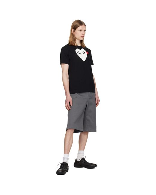COMME DES GARÇONS PLAY Black Emblem Heart' T-Shirt for men