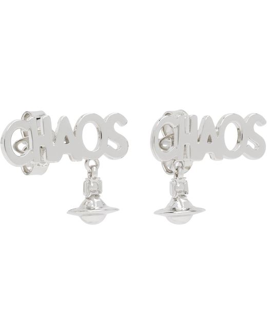 Vivienne Westwood Metallic Chaos Stud Earrings