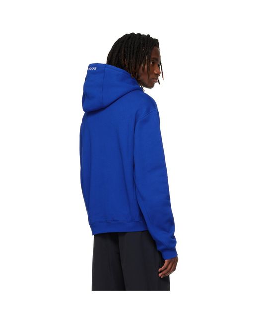 RCOS Blue Script Hoodie for men