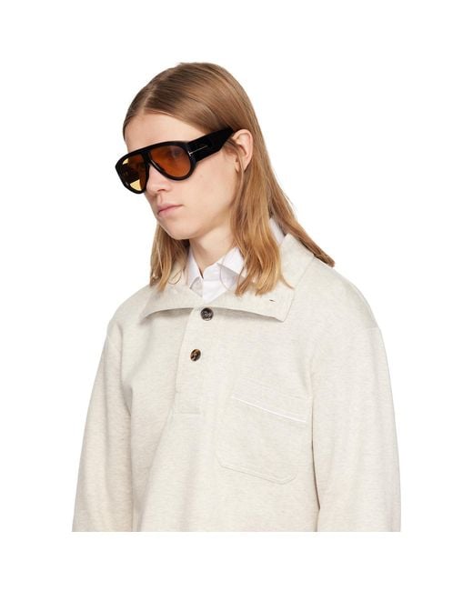 Tom Ford Black Bronson Sunglasses for men