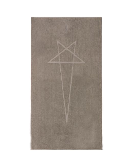 Rick Owens Brown Off- Beach Towel for men