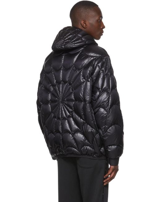 Moncler Black Spider Down Jacket for Men | Lyst