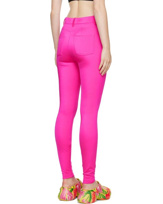 Balenciaga Pink Bodycon leggings