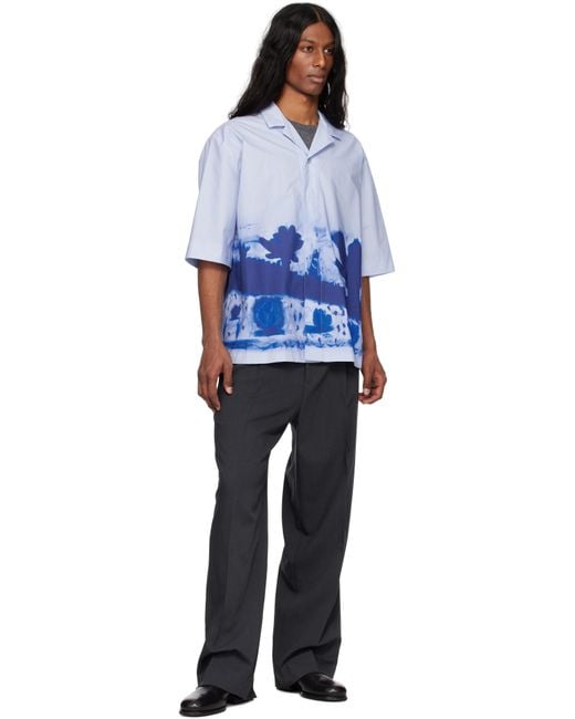 Toogood 'The Landscaper' Shirt in Blue for Men | Lyst