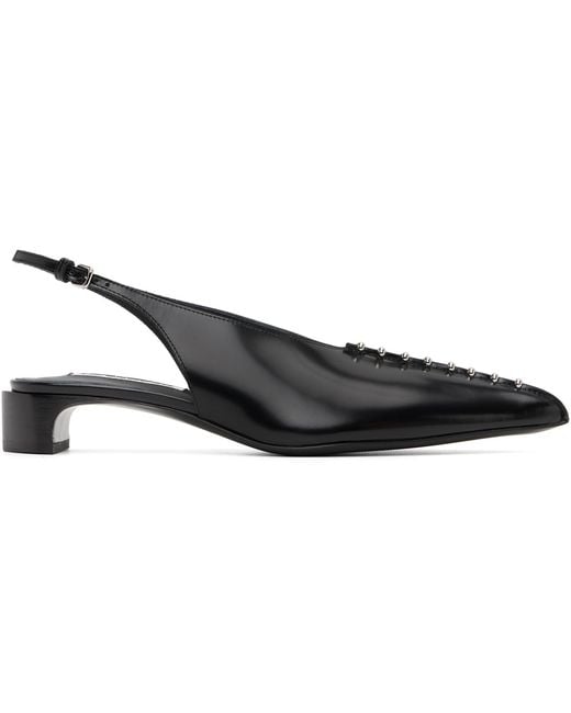 Jil Sander Black Pump Heels