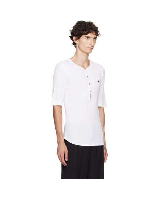 Vivienne Westwood White Sailor Henley for men