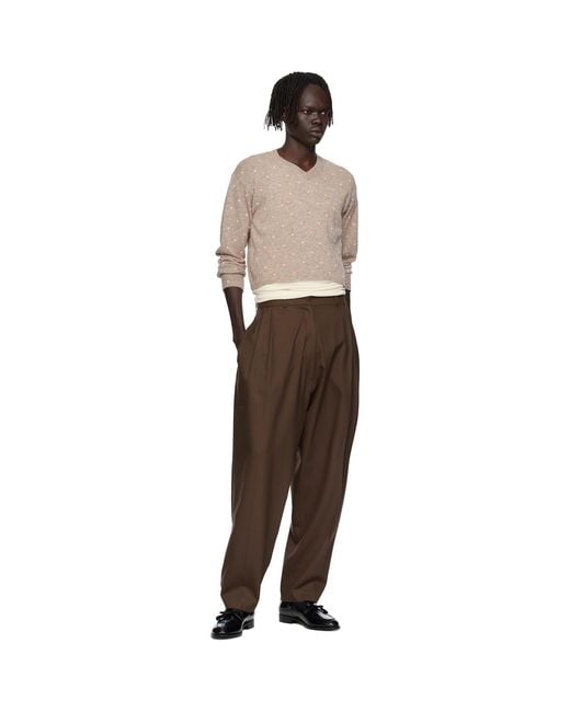 Ashley Williams Black Peg Trousers for men