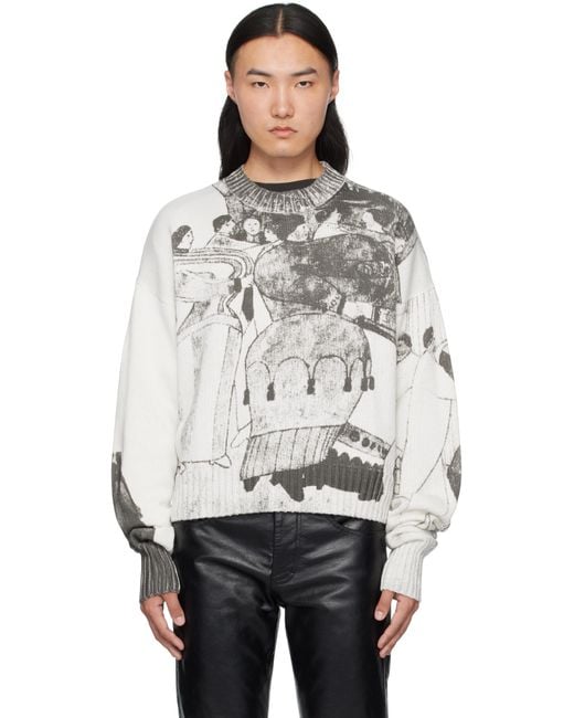 Enfants Riches Deprimes Multicolor Off- 'the Ballroom Dance' Sweater for men