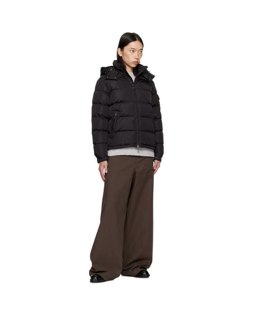 Moncler Black Maya Matte Short Down Jacket for men