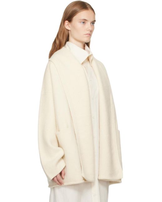 Lauren Manoogian Natural Off- Manta Coat