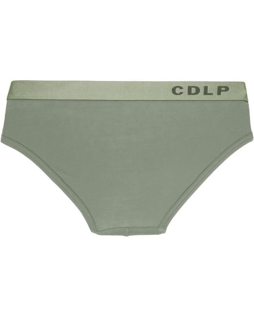 CDLP Green Three-Pack Y Briefs for men
