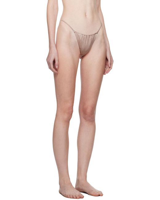 Fleur du Mal Luxe チーキーショーツ Natural