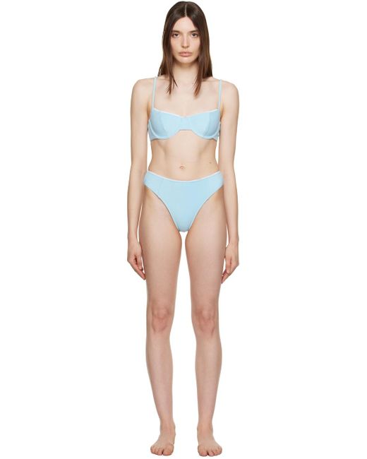 Frankie's Bikinis Ssense限定 ブルー Pamjenna ビキニ Black