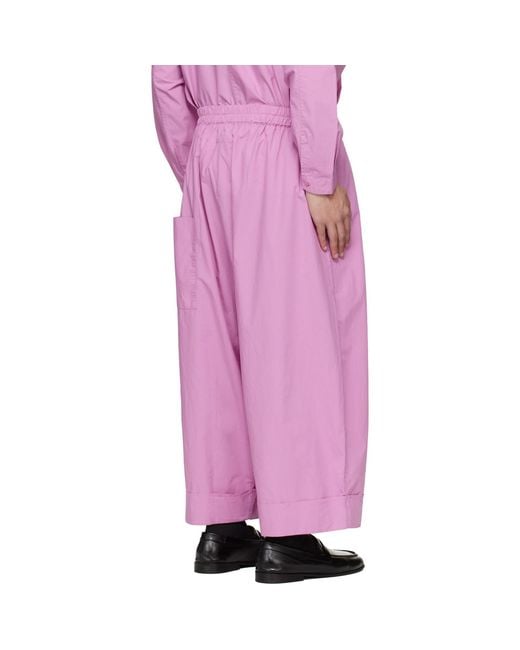 Toogood Pink 'The Baker' Trousers for men