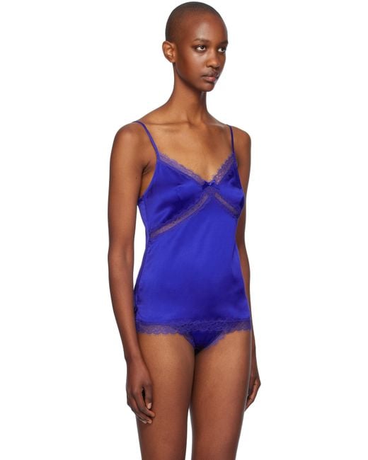 Agent Provocateur Blue Gisele Camisole