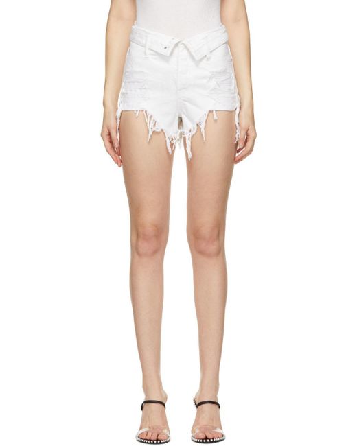 Alexander wang store bite flip shorts