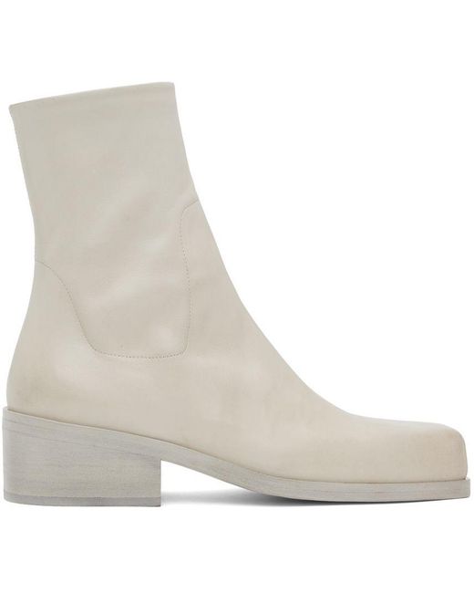 Marsèll Off-white Cassello Boots for Men | Lyst