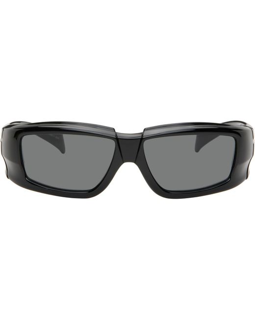Rick Owens Black Temple Rick Sunglasses