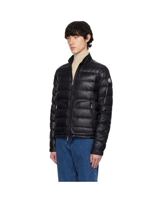 Moncler Black Acorus Short Down Jacket for men