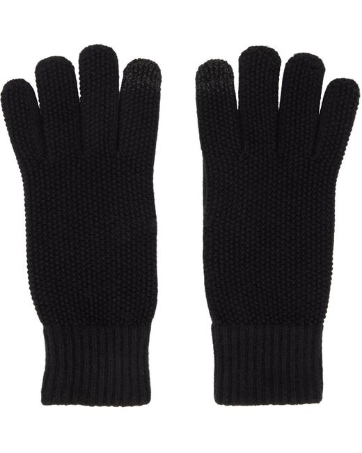 Polo Ralph Lauren Black Wool Gloves for men