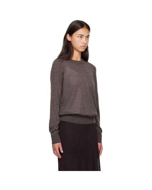 Loulou de Saison Brown Ditto Sweater