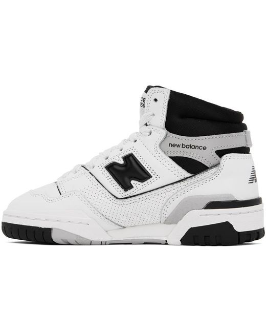 New Balance Black White 650 Sneakers
