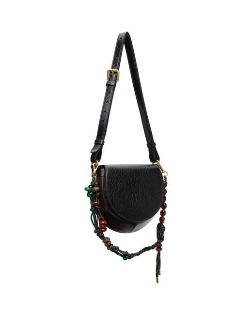 Dries Van Noten Black Small Arc Bag