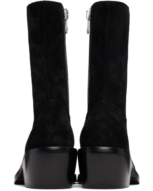 Dries Van Noten Black Zip Boots for men