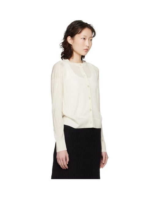 Loulou de Saison White Off- Kita Cardigan