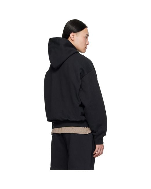 Fear Of God Black Classic Hoodie for men
